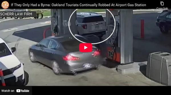 Oakland Tourists Robbed at Gas Station — Why a Byrna Launcher Could Have Changed Everything