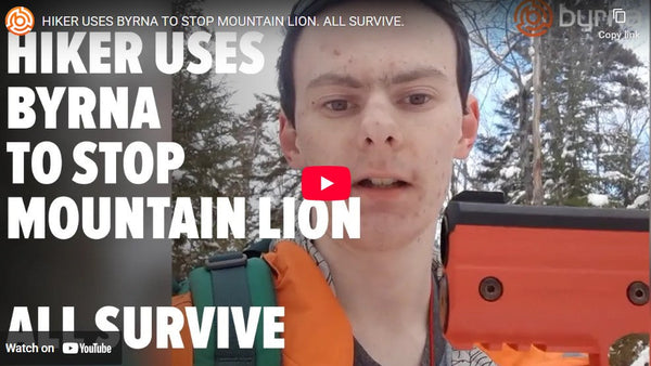 A Hiker's Close Call: How a Byrna Stopped a Mountain Lion