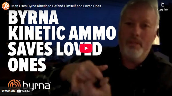 Man shoots threat with Byrna kinetic projectile to protect family