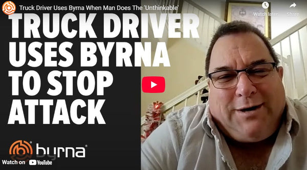 Truck Driver uses Byrna when Man Does the Unthinkable