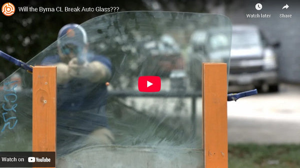 Can the Byrna Compact Launcher Break Auto Glass? Testing its Power!