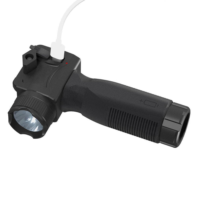 2000 Lumens Rechargeable Foregrip Tactical Flashlight with Green Laser Beam and White LED Combo For Byrna Mission 4 & TCR