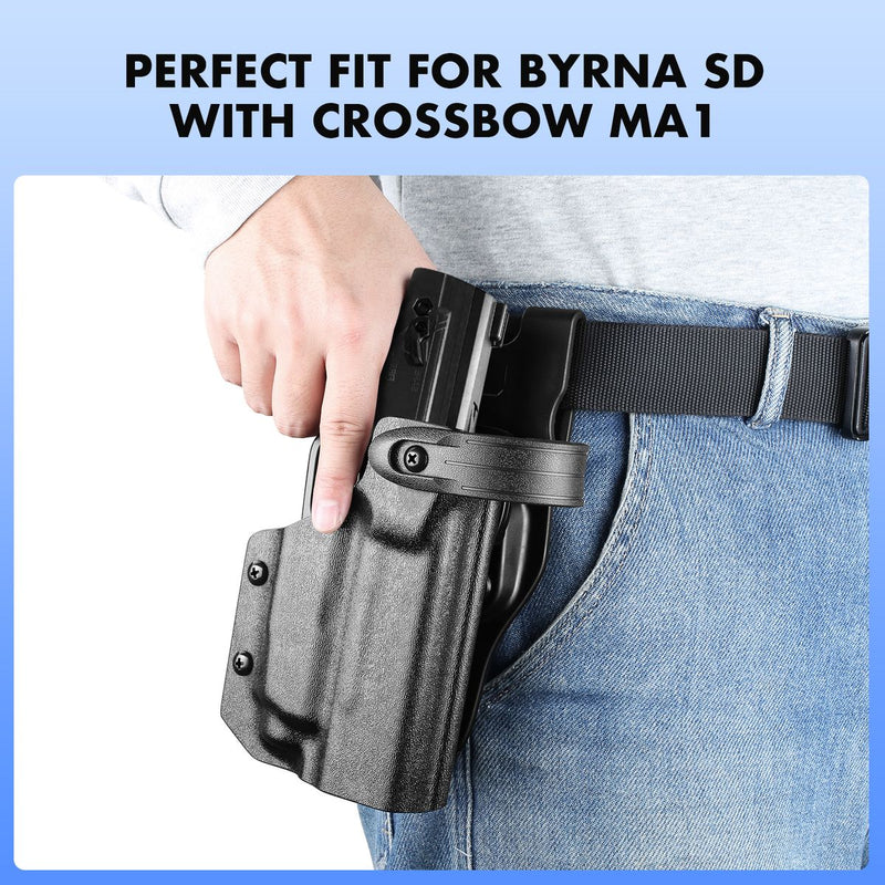 Level 3 Byrna Custom Holster & Flashlight laser Combo For Byrna SD ( Holster & Laser-Light)