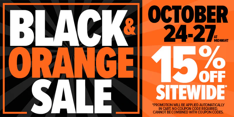 Black & Orange Byrna Sale Event Mobile