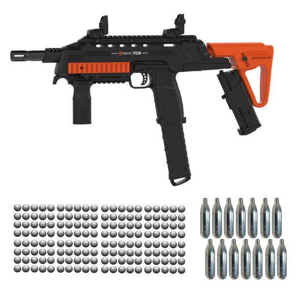 Nakestores TCR Bundle - Includes Byrna TCR Launcher + (100) Kinetic Projectiles + (12) 12grams CO2