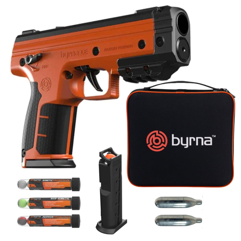 BYRNA LE ULTIMATE PEPPER KIT - LESS LETHAL SELF DEFENSE & LAW ENFORCEMENT GRADE