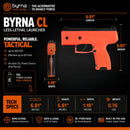 Byrna CL Compact Launcher Universal Kit - Less-Lethal Concealed Carry Self-Defense with Fiber Optic Sight