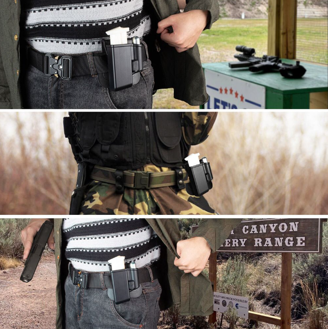 DivaLite Polymer Magazine and Cylinder Pouch: Fits All Byrna Launchers