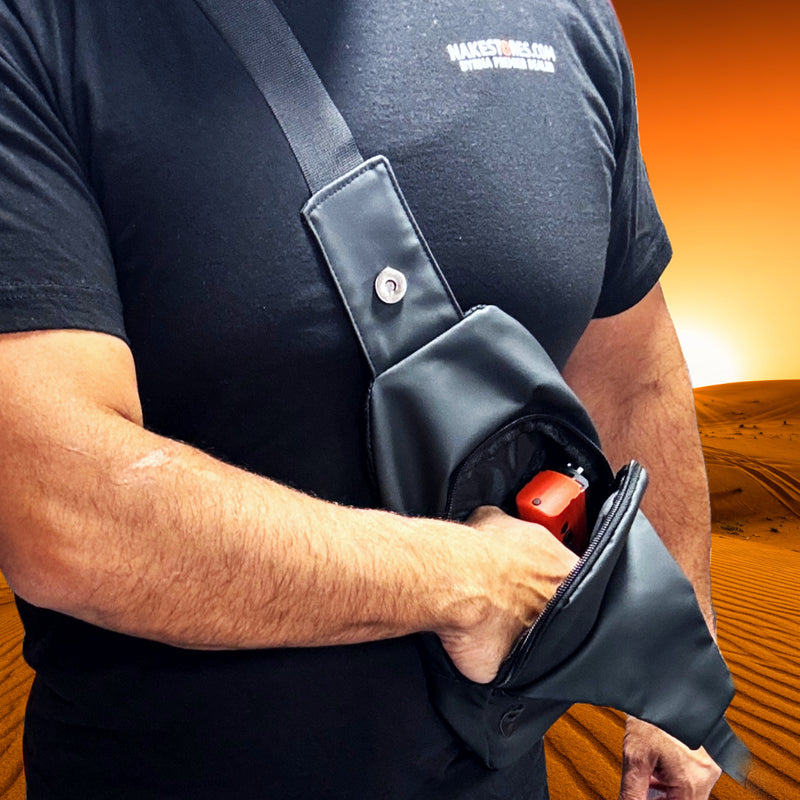 The New Slim Design Conceal Carry Sling Bag For Byrna SD & LE