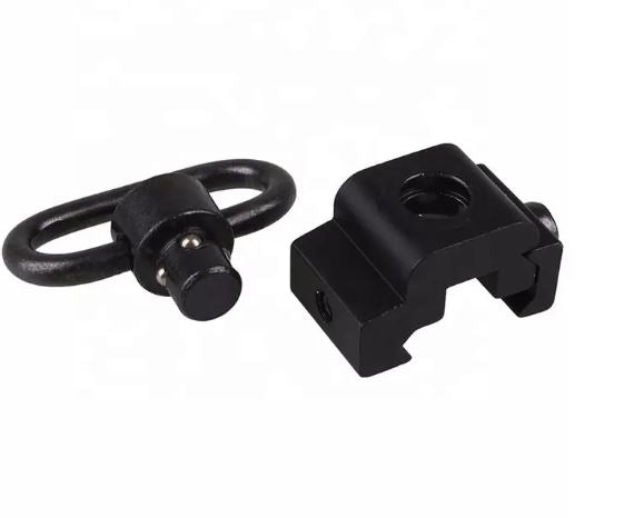 Tactical Sling Swivel with Mount Base Quick Release Push Button Attachment For Byrna TCR