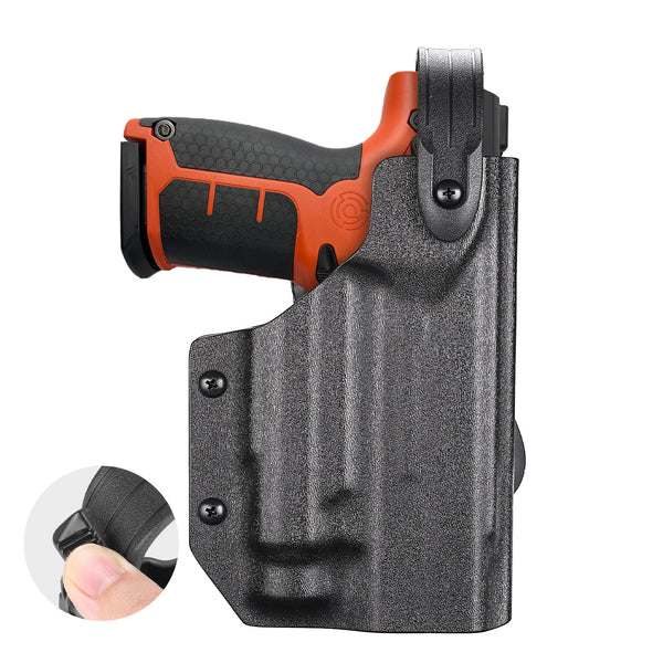 Level 3 RH Custom Holster For Byrna LE or SDXL Launcher compatible with Divalite laser light combo