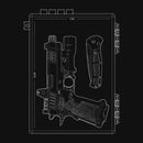 StopBox Compact Mechanical Gun Safe – Portable Pistol & Byrna Storage - NAKESTORES