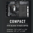 StopBox Compact Mechanical Gun Safe – Portable Pistol & Byrna Storage - NAKESTORES