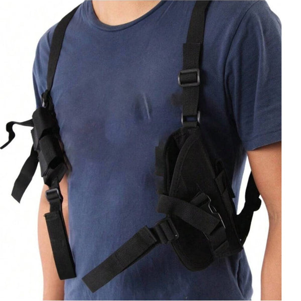 Vertical Shoulder Holster – Compatible with Byrna SD & LE Launchers and Byrna Magazines (Holster Only, Launcher & Magazines Not Included)