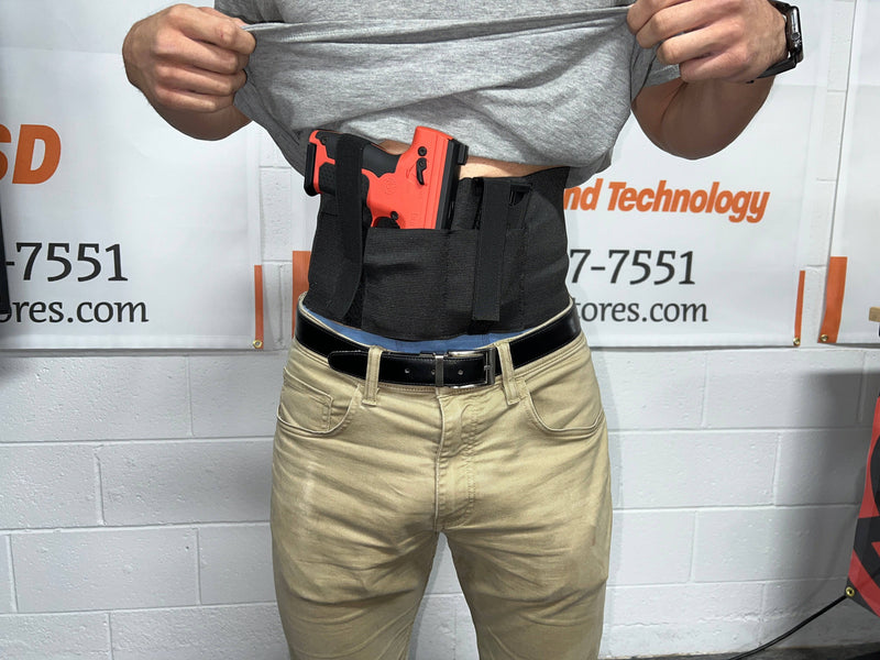 Belly Belt Holster for Byrna SD and LE Launchers - Right & Left Hand Use