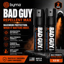 Byrna Bad Guy Repellent MAX Pepper Spray 0.5 oz. – Pack of 2 (BGR02104)