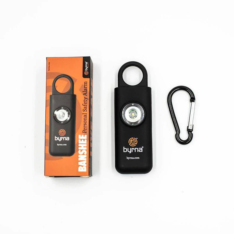 Byrna Banshee Personal Safety Alarm - BLACK - NAKESTORES