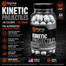Byrna Kinetic .68 Caliber Projectiles – 95 Count | Fits LE, SD, SDXL, Mission 4 & TCR
