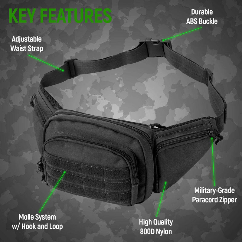 Concealed Carry Fanny Pack Bag For Byrna Launchers