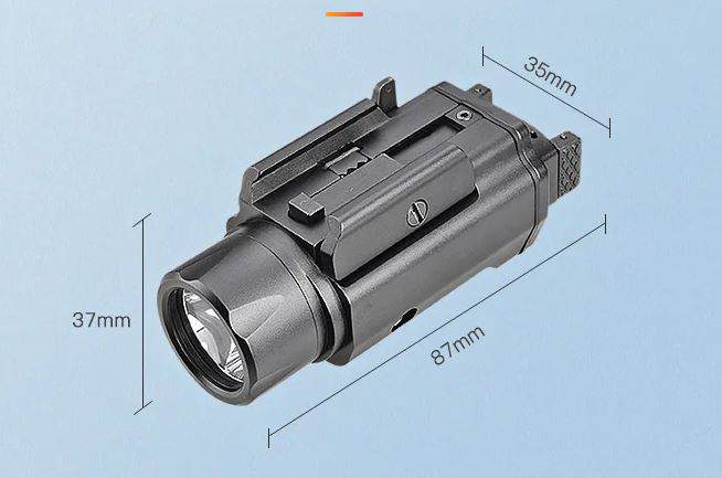 DivaLite Green Laser Light Combo Tactical Led Flash Light For Byrna Launchers 1500 Lumens Powerful light with Magnetic Charging and Easy Clip On