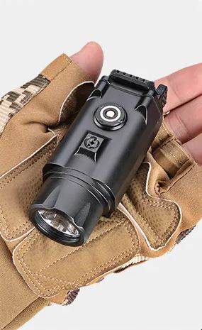 DivaLite Green Laser Light Combo Tactical Led Flash Light For Byrna Launchers 1500 Lumens Powerful light with Magnetic Charging and Easy Clip On - NAKESTORES