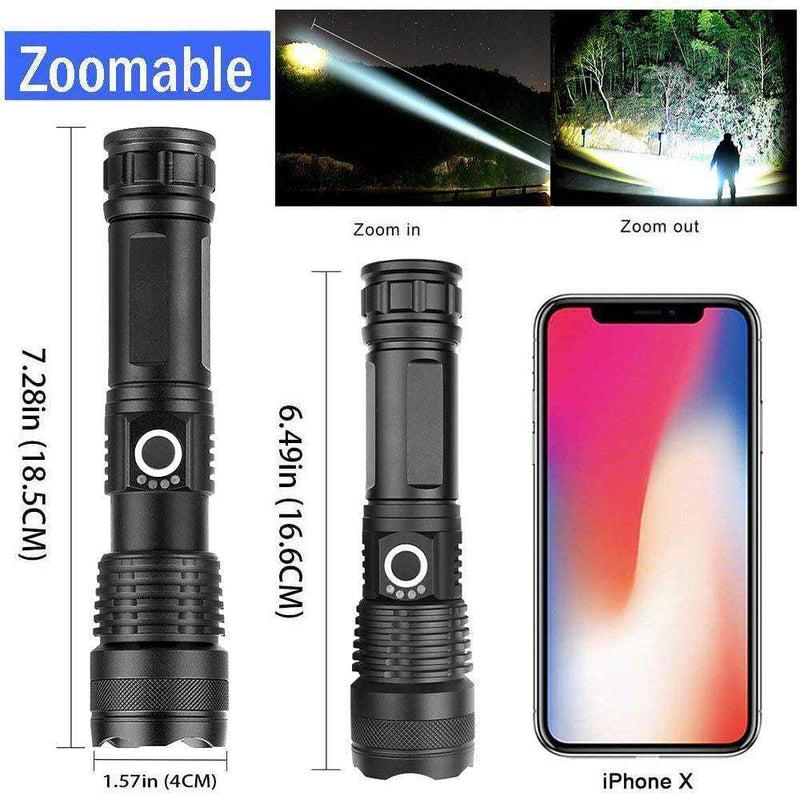 DivaLite Home & Security Guard Flashlight 3000 Lumens USB-C - NAKESTORES