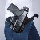 Leather Holster 3 Slot Thumb Break : Fits Byrna SD W/ WO Laser - NAKESTORES