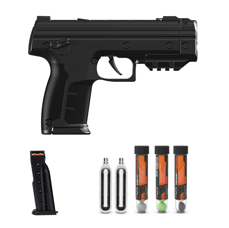 Nakestores LE Bundle Black | Includes Byrna LE Universal Kit + (100) Kinetic Projectiles + (10) 12grams CO2 + Level 2 Holster