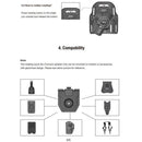 Snap to Click Quick Install Mount Rotating Duty Belt and Molle Adapter - NAKESTORES