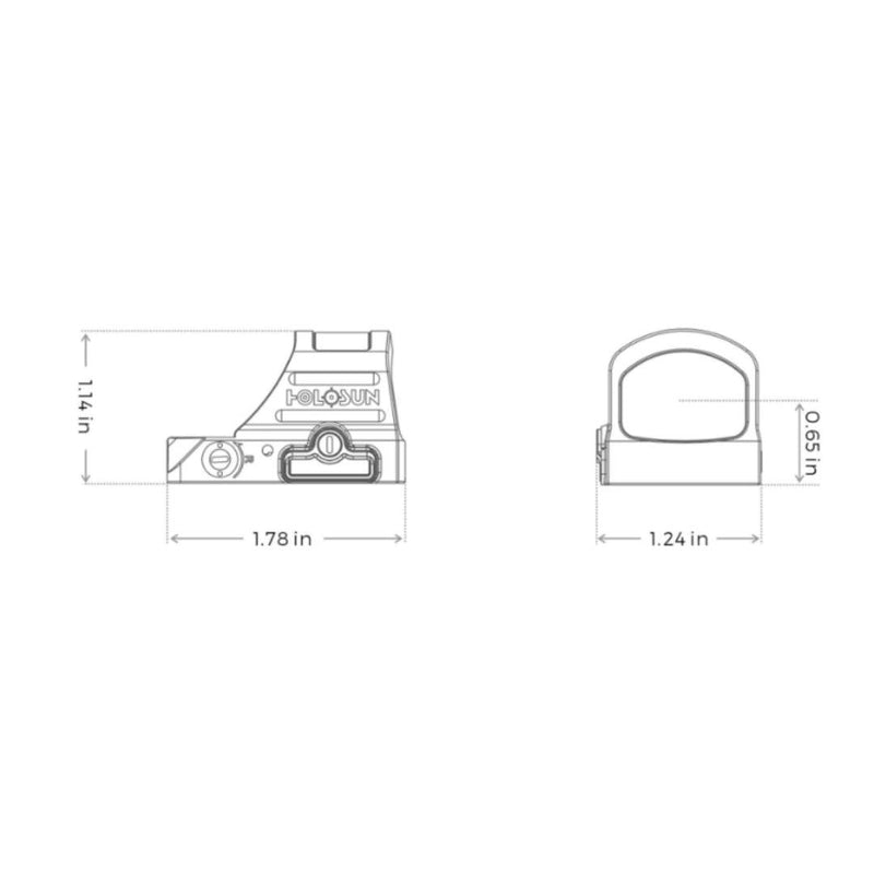 Solar-Powered X2 Open Reflex Optical Sight with 8 MOA Red Dot for Byrna TCR or Mission 4