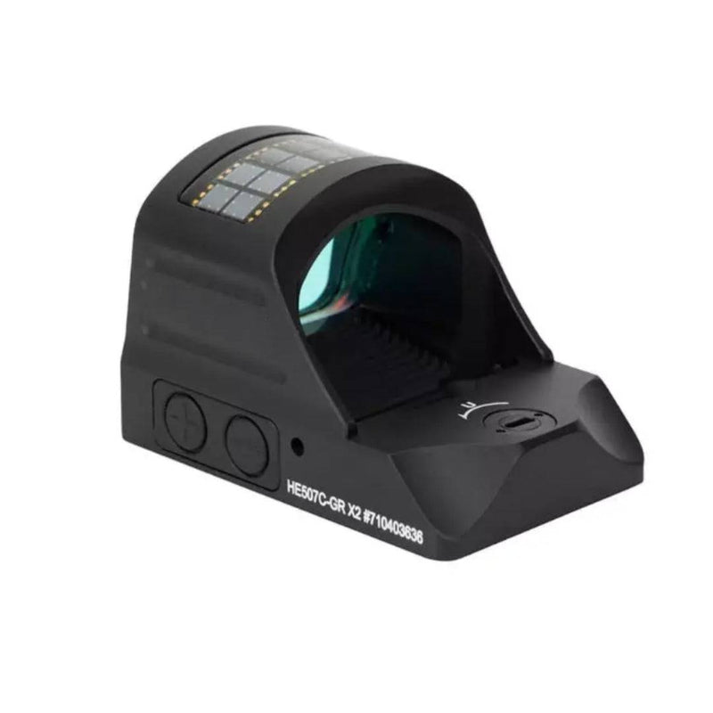 Solar-Powered X2 Open Reflex Optical Sight with 8 MOA Red Dot for Byrna TCR or Mission 4