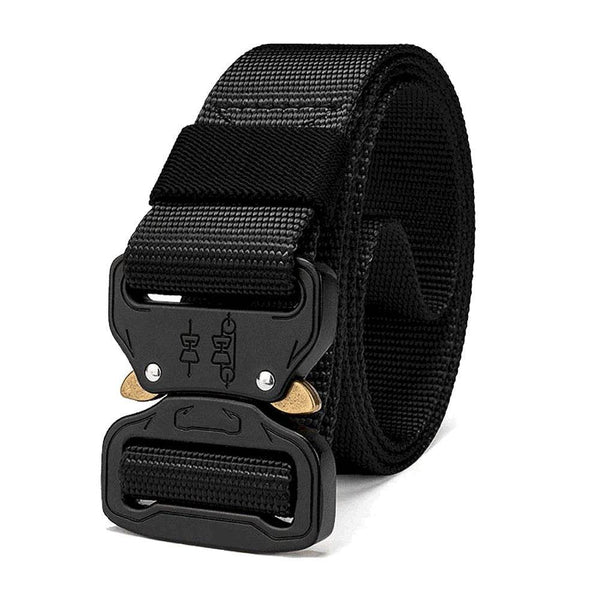 Tactical Belt Riggers Style with Buckle Heavy Duty Nylon and Quick-Release