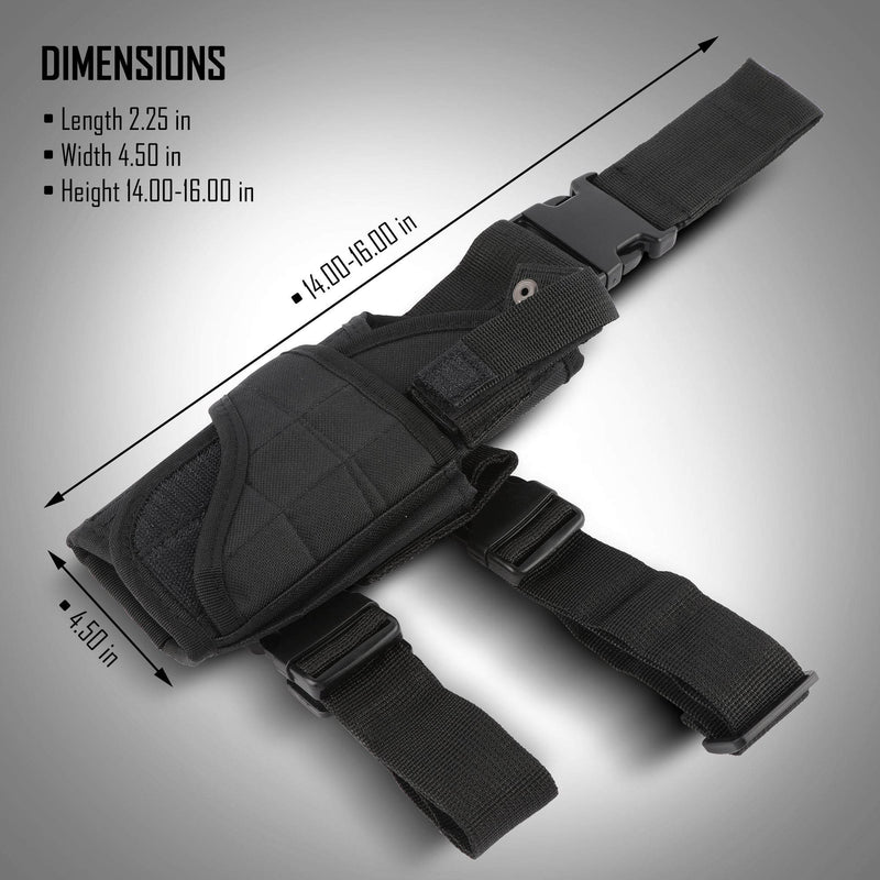 Tactical Drop Leg Thigh Holster - Fit Any Byrna Pistol Launcher