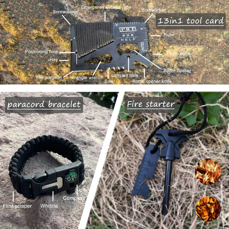 Tactical First Aid & Survival Kit - Ready For Any Self Defense Situation - NAKESTORES