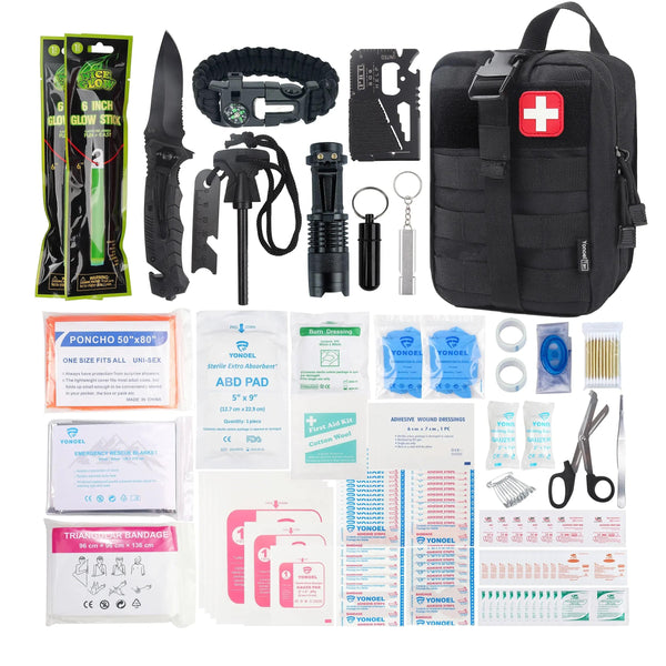 Tactical First Aid & Survival Kit - Ready For Any Self Defense Situation