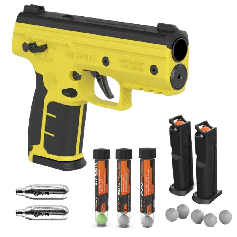 Byrna SD Kinetic Kit Launcher - YELLOW - CA & NY COMPLIANT KIT