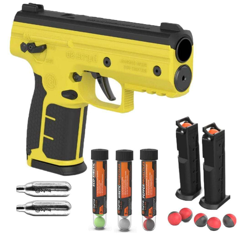 Byrna SD Pepper Kit Launcher - YELLOW