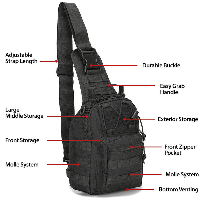 Everyday Carry Concealed Carry Sling Bag for Byrna Launchers – Nakestores
