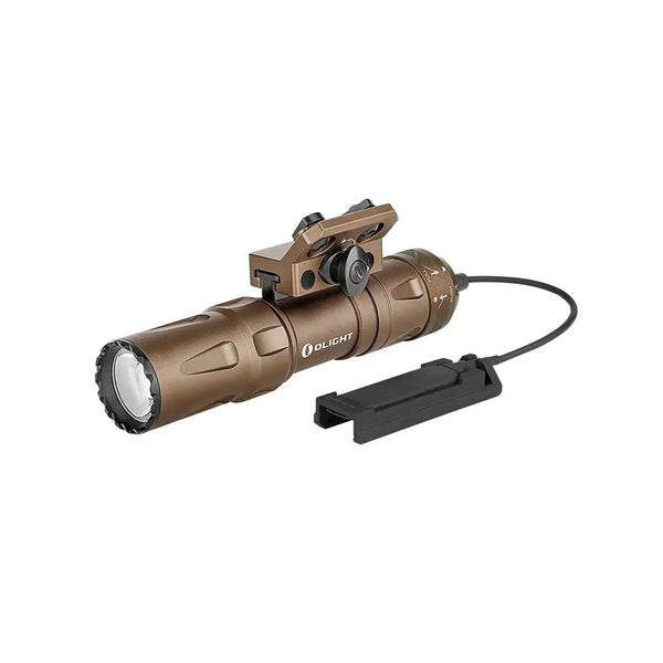 OLIGHT Odin Mini 1250 Lumens Ultra Compact Rechargeable Mlok Mount Weaponlight, Removable Slide Rail Mount and Remote Switch, 240 Meters Beam Distance, Mlok Included