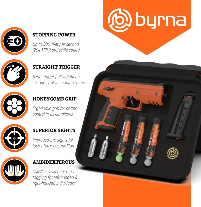Byrna SD Kinetic Kit Launcher - TAN - CA & NY COMPLIANT KIT